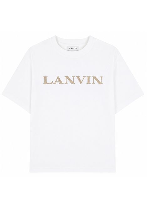 T-shirt con ricamo LANVIN KIDS | N30426117